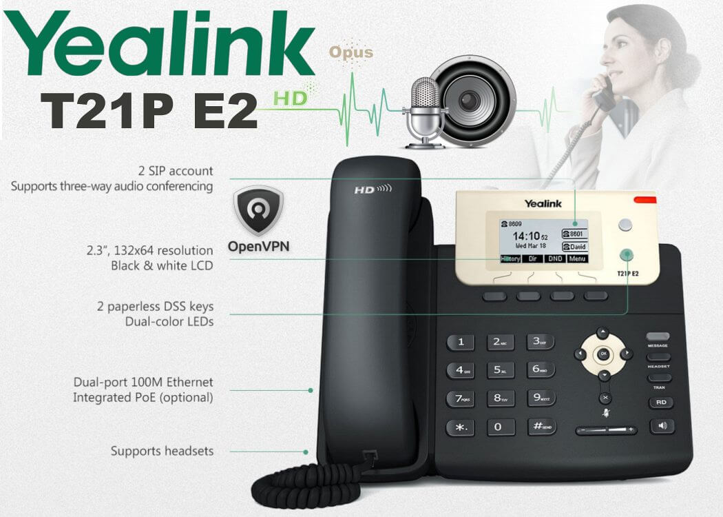 Yealink T21p Voip Phone Dubai